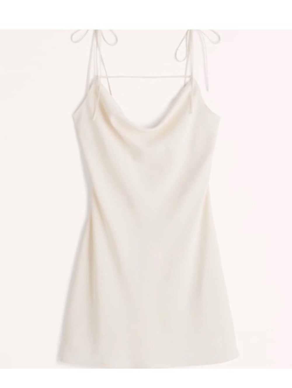 Abercrombie Cowl Neck Satin Slip Mini Dress